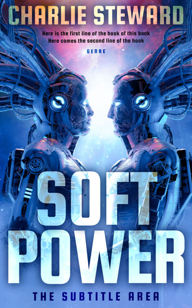 Front view of St Tropaz #21095 - Premade Science Fiction Book Cover