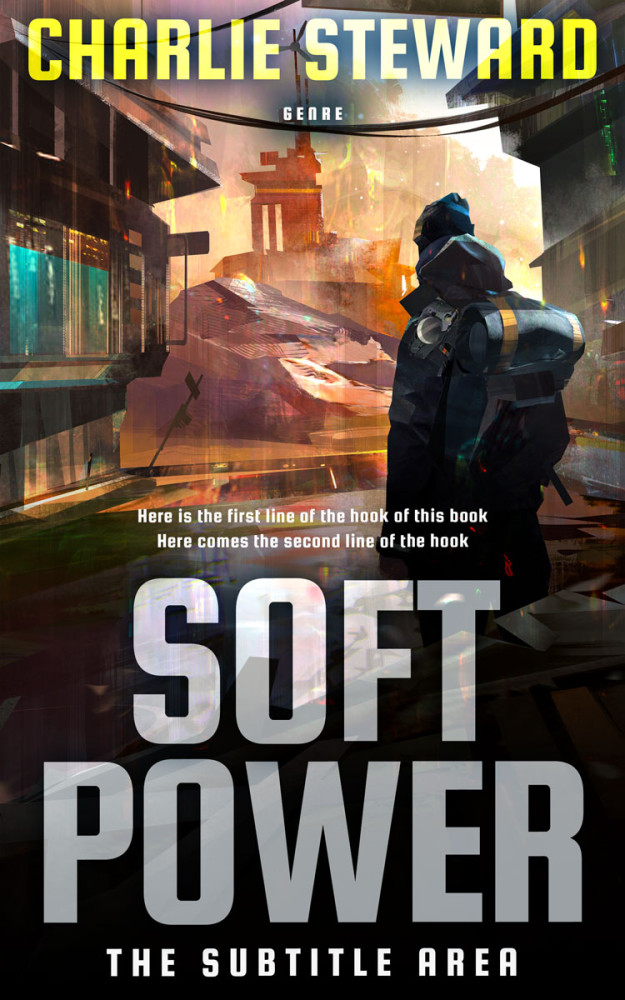 Front view of Cameo #21100 - Premade Apocalyptica Book Cover