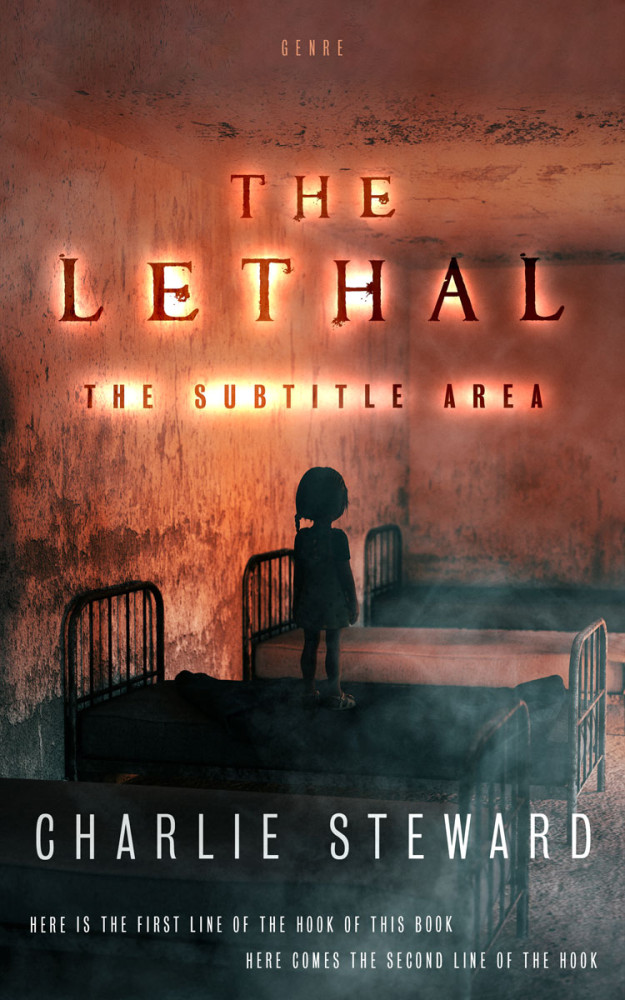 Front view of Spicy Mix #21107 - Premade Horror Book Cover