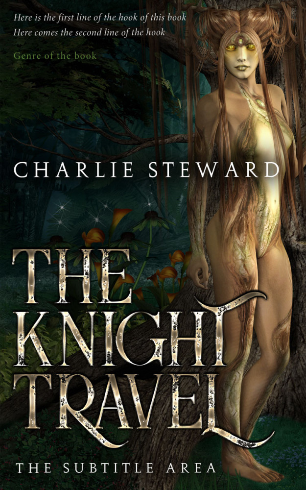 Front view of Rangoon Green #21140 - Premade Fantasy Book Cover