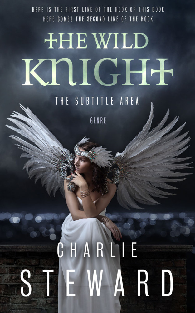 Front view of Shark #21161 - Premade Fantasy Book Cover | BookCoverZone