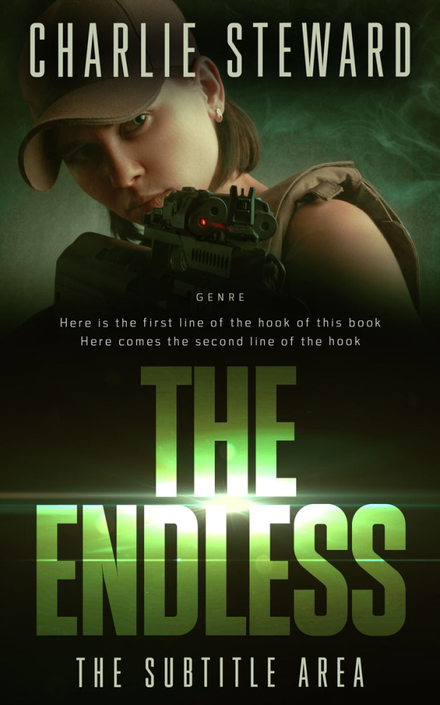 Front view of Black Olive #21167 - Premade Teen & Young Adult Book Cover