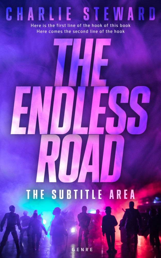 Front view of Daisy Bush #21188 - Premade Action & Adventure Book Cover