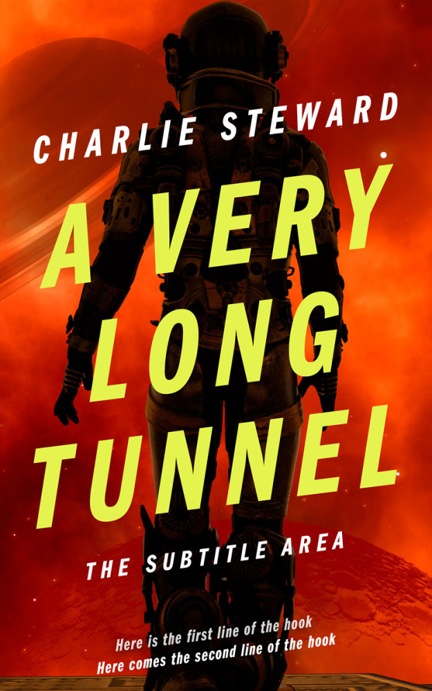 Front view of Asphalt #21232 - Premade Science Fiction Book Cover