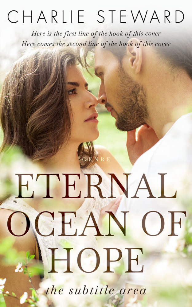 Front view of White Rock #21262 - Premade Romance Book Cover