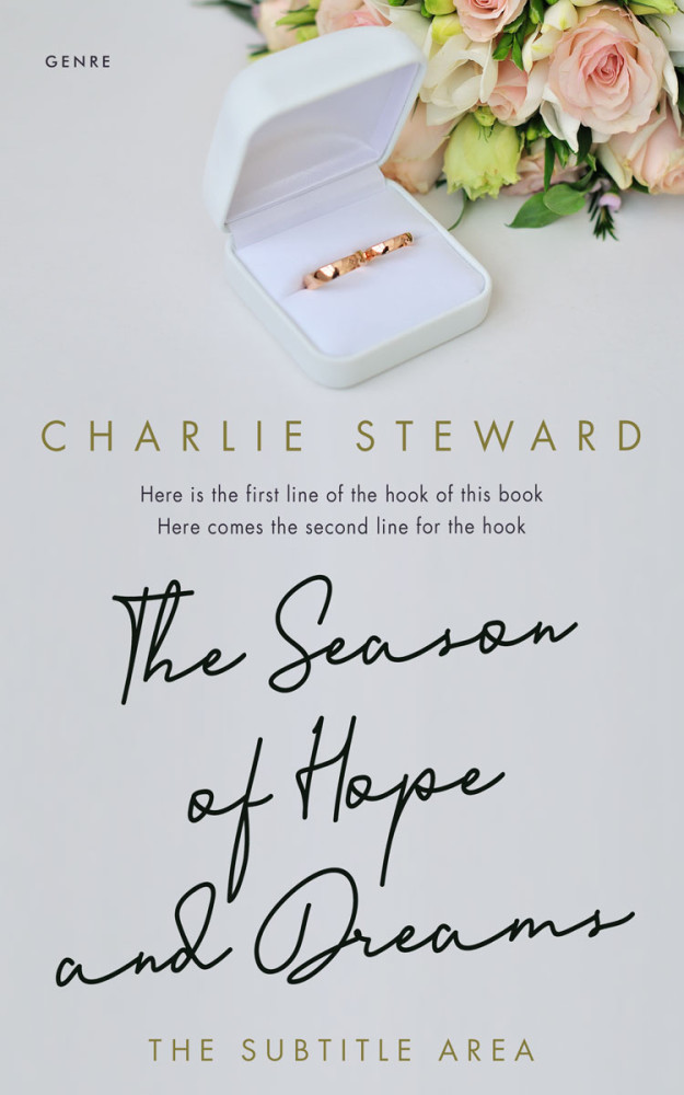 Front view of Iron #21274 - Premade Romance Book Cover