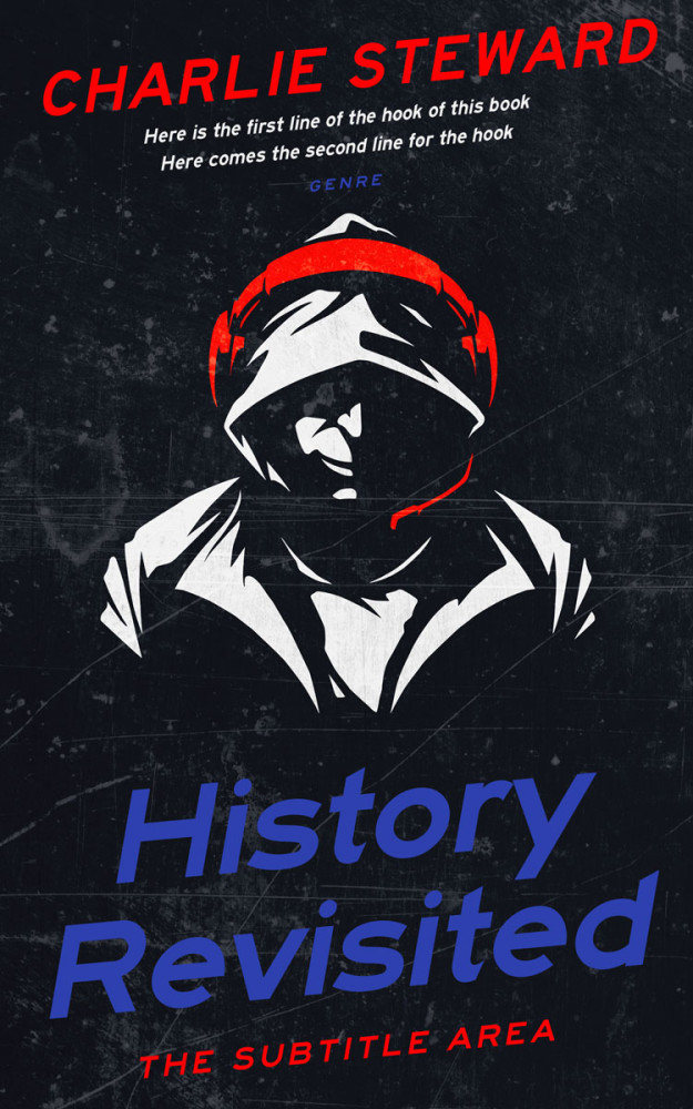 Front view of Woodsmoke #21298 - Premade Abstract Book Cover