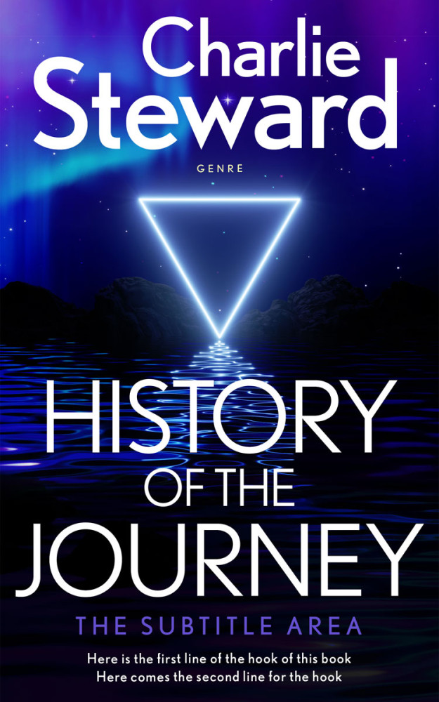 Front view of Black Pearl #21346 - Premade Science Fiction Book Cover