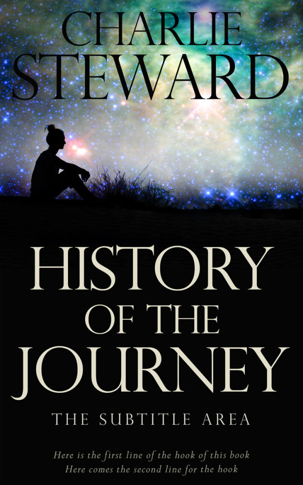 Front view of Black #21353 - Premade Health & Mind & Body Book Cover