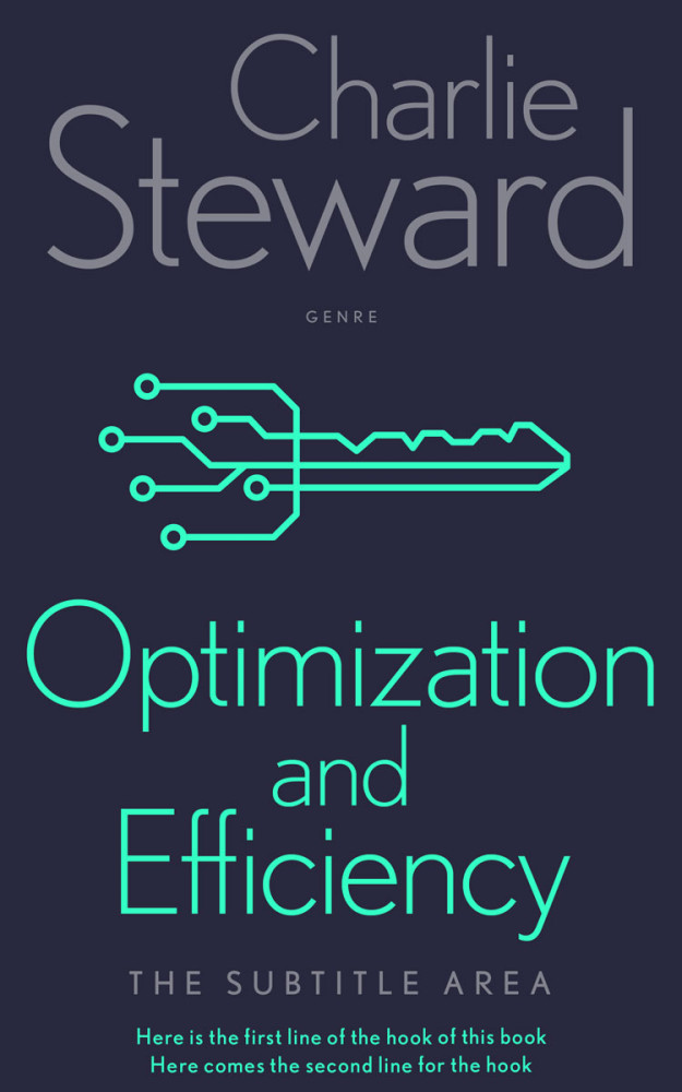 Front view of Ebony Clay #21367 - Premade Business Book Cover