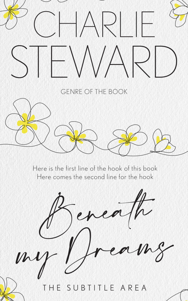 Front view of Gallery #21378 - Premade Poetry Book Cover | BookCoverZone