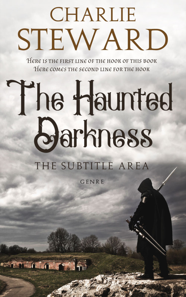 Front view of Timberwolf #21386 - Premade Fantasy Book Cover