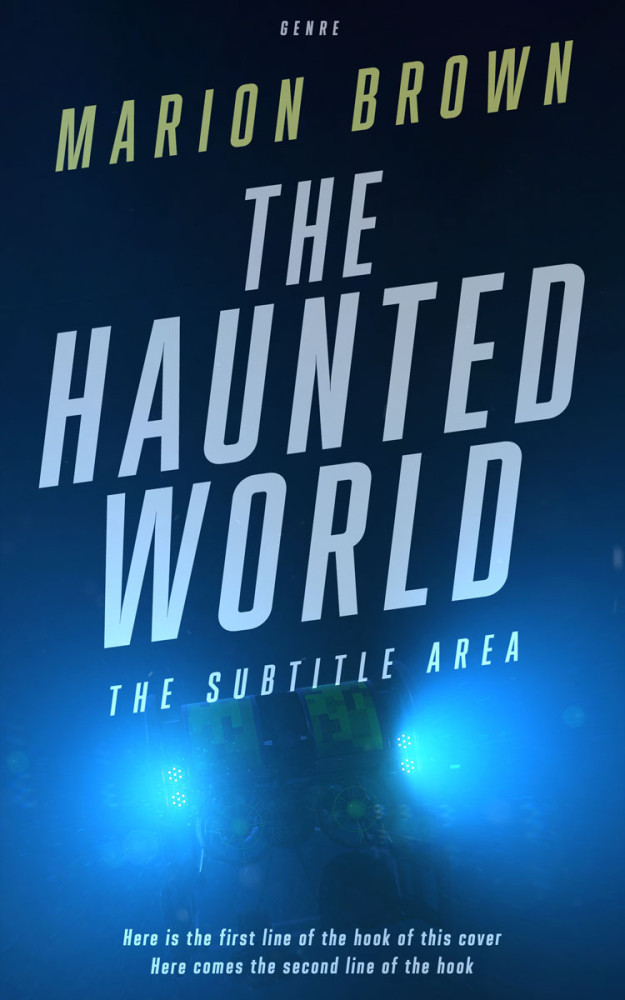 Front view of Downriver #21453 - Premade Action & Adventure Book Cover