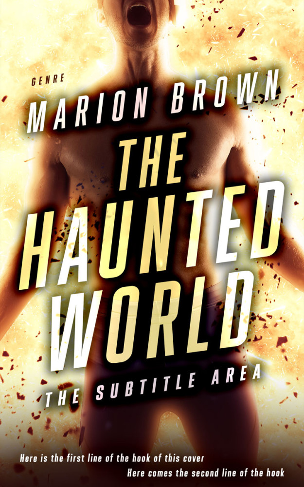 Front view of Asphalt #21461 - Premade Fantasy Book Cover