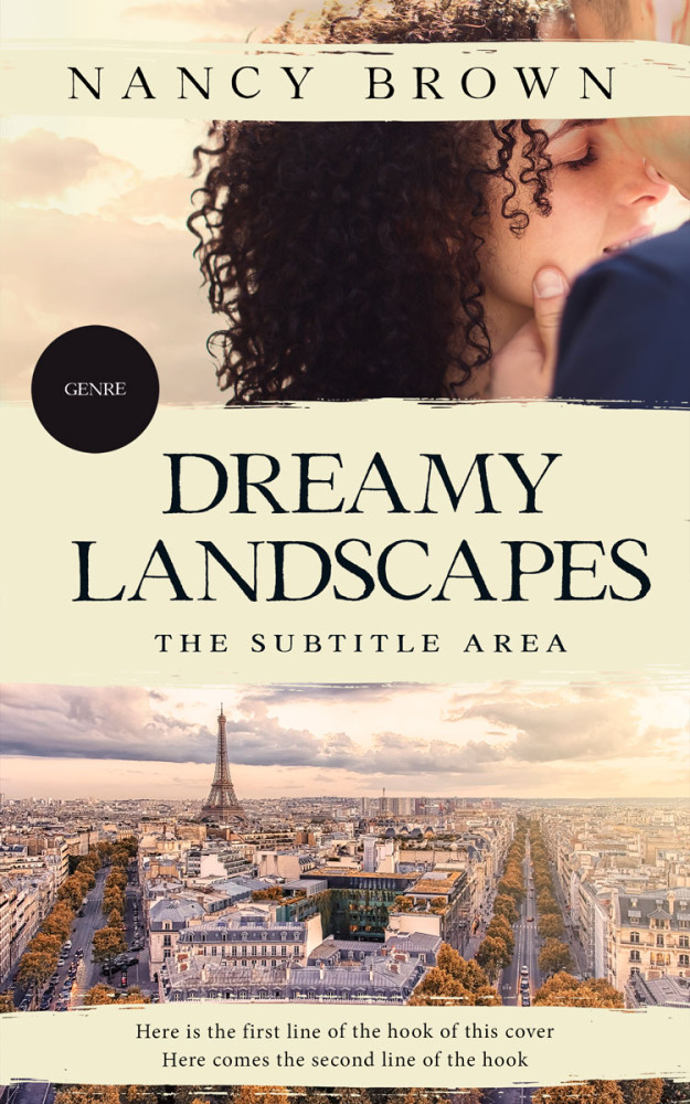 Front view of Thunder #21473 - Premade Romance Book Cover