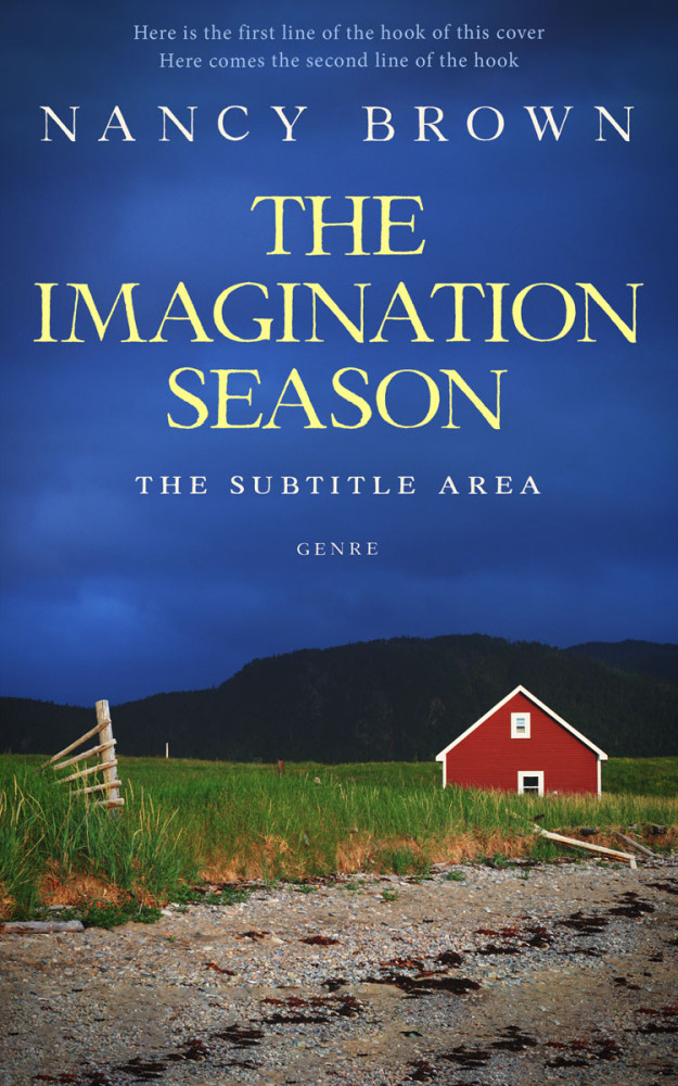 Front view of Chambray #21485 - Premade Literary Fiction Book Cover