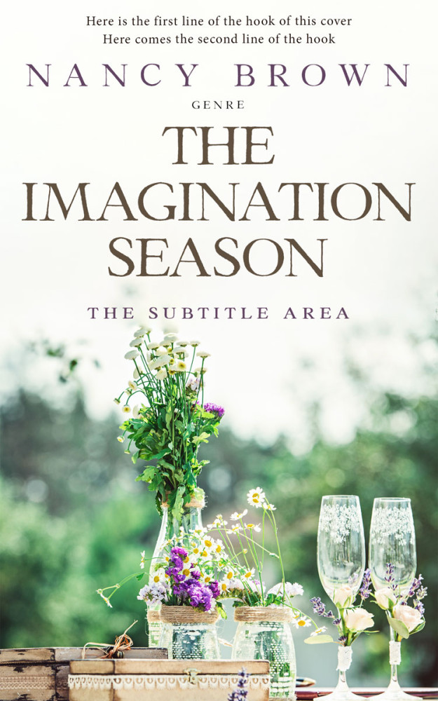 Front view of Axolotl #21489 - Premade Romance Book Cover