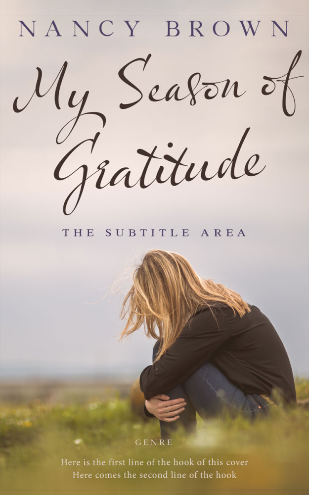 Front view of Swirl #21498 - Premade Teen & Young Adult Book Cover