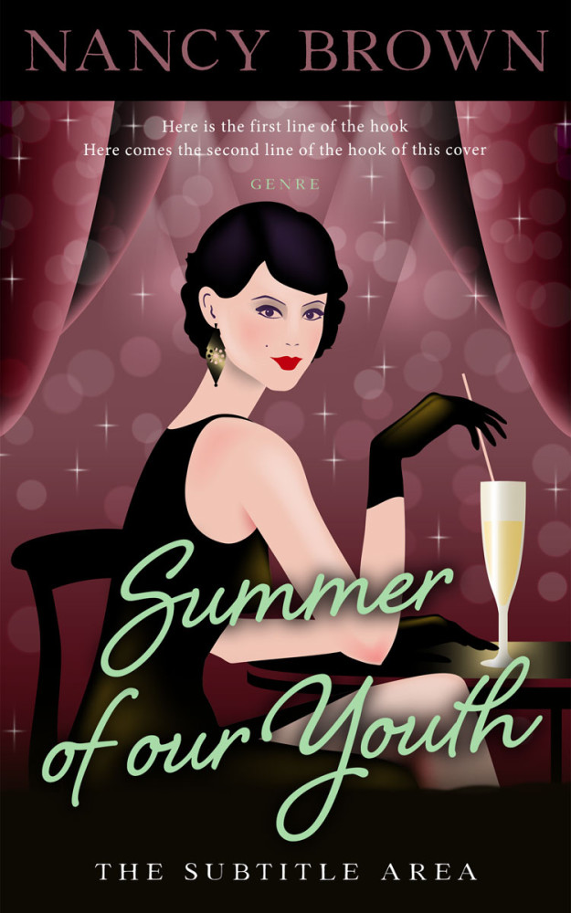 Front view of Night Rider #21505 - Premade Historical Book Cover