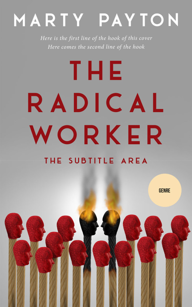 Front view of Dawn #21556 - Premade Business Book Cover