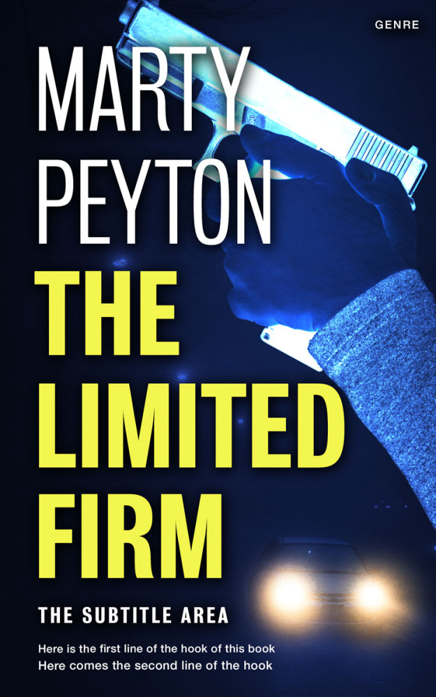 Front view of Manz #21614 - Premade Mystery & Thriller & Suspense Book Cover