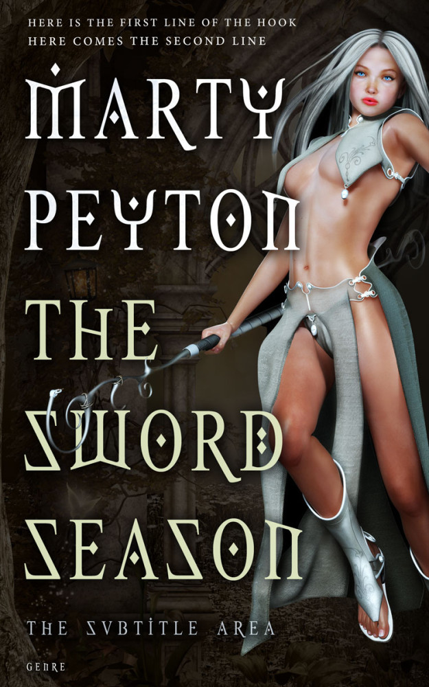 Front view of Malta #21626 - Premade Fantasy Book Cover