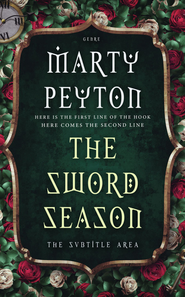 Front view of Heavy Metal #21633 - Premade Fantasy Book Cover