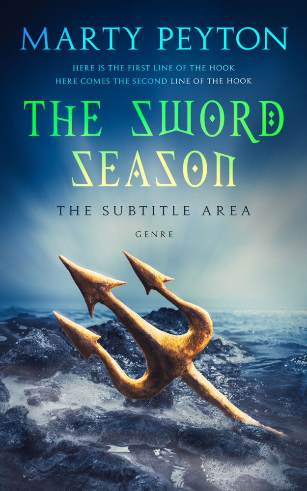 Front view of San Juan #21636 - Premade Science Fiction Book Cover