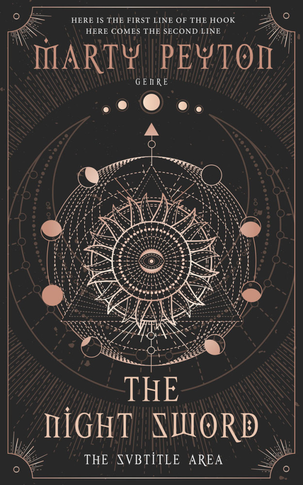 Front view of Dune #21646 - Premade Fantasy Book Cover