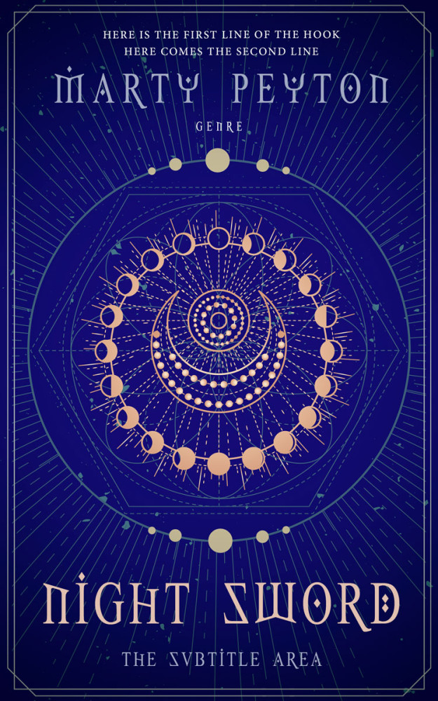 Front view of Arapawa #21649 - Premade Fantasy Book Cover