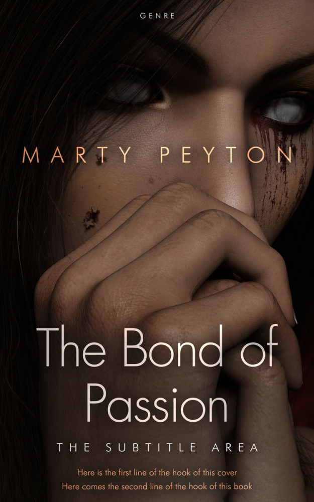 Front view of Oil #21684 - Premade Horror Book Cover | BookCoverZone