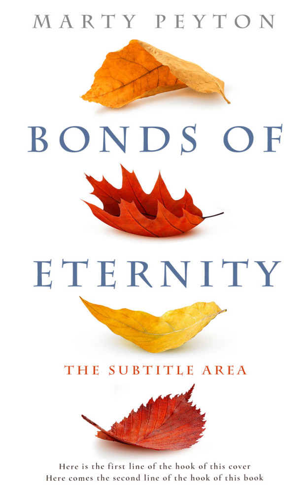 Front view of Stark White #21733 - Premade Nature Book Cover | BookCoverZone