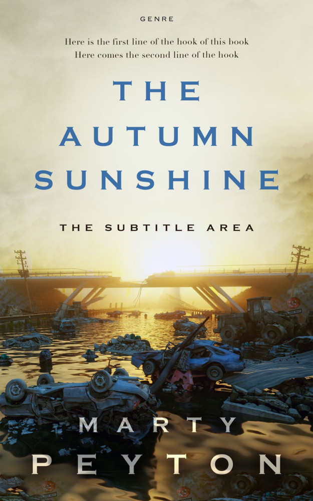 Front view of Tana #21775 - Premade Apocalyptica Book Cover