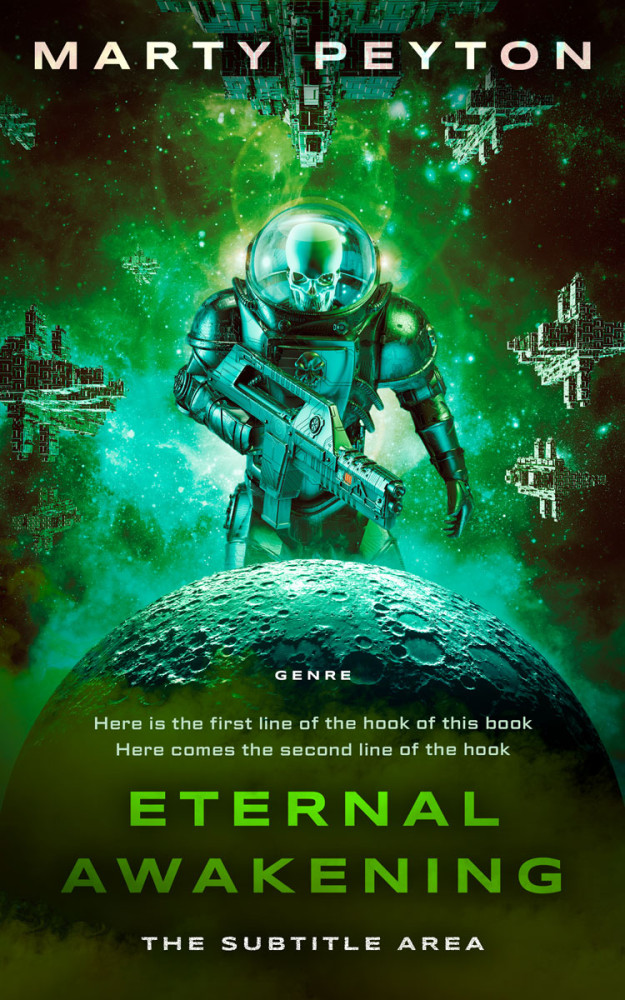 Front view of Seaweed #21783 - Premade Science Fiction Book Cover