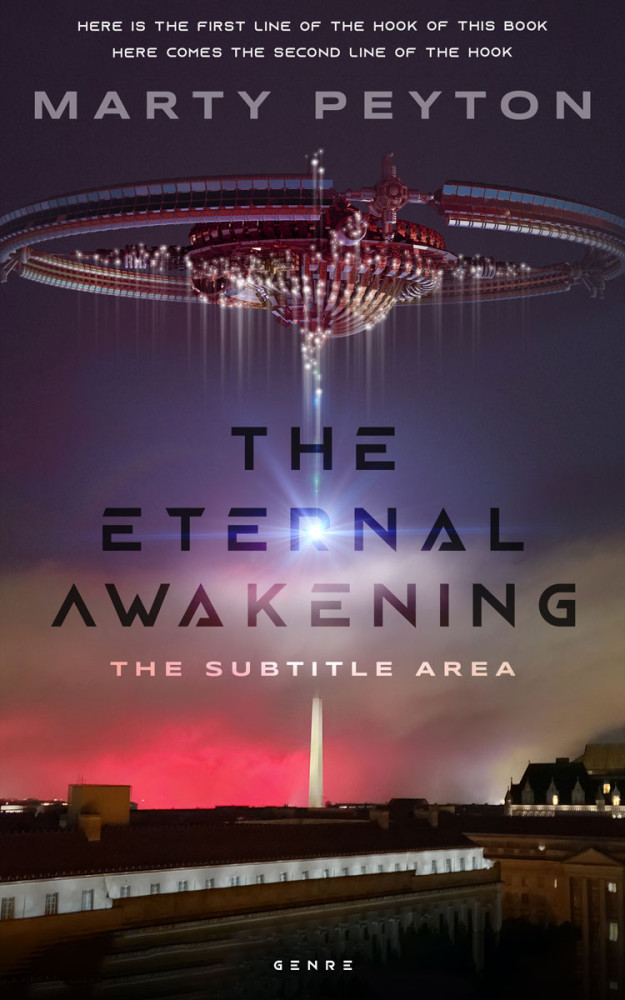 Front view of Thunder #21792 - Premade Apocalyptica Book Cover