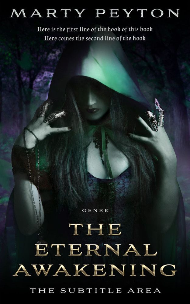 Front view of Bunker #21806 - Premade Fantasy Book Cover