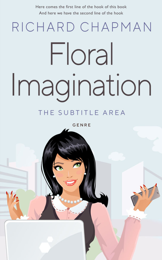 Front view of Athens Gray #21841 - Premade Business Book Cover