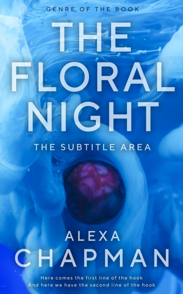 Front view of Denim #21850 - Premade Fantasy Book Cover