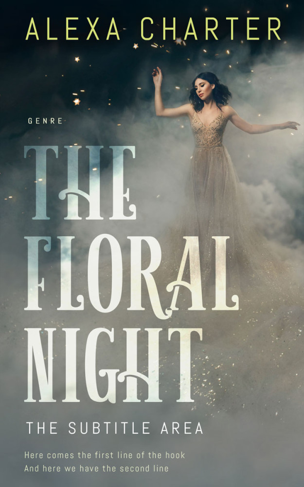 Front view of Bitter #21881 - Premade Fantasy Book Cover