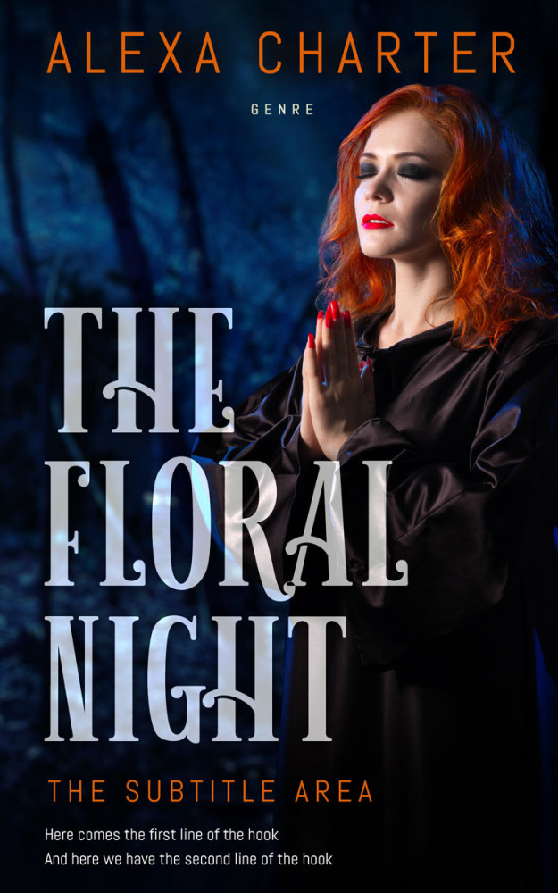 Front view of Silk #21883 - Premade Fantasy Book Cover