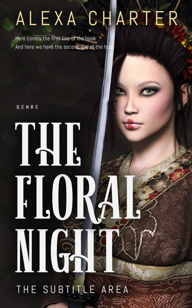 Front view of Wafer #21886 - Premade Romance Book Cover