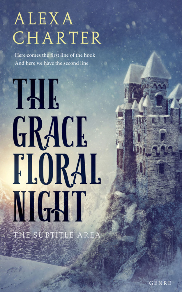 Front view of Comet #21892 - Premade Fantasy Book Cover