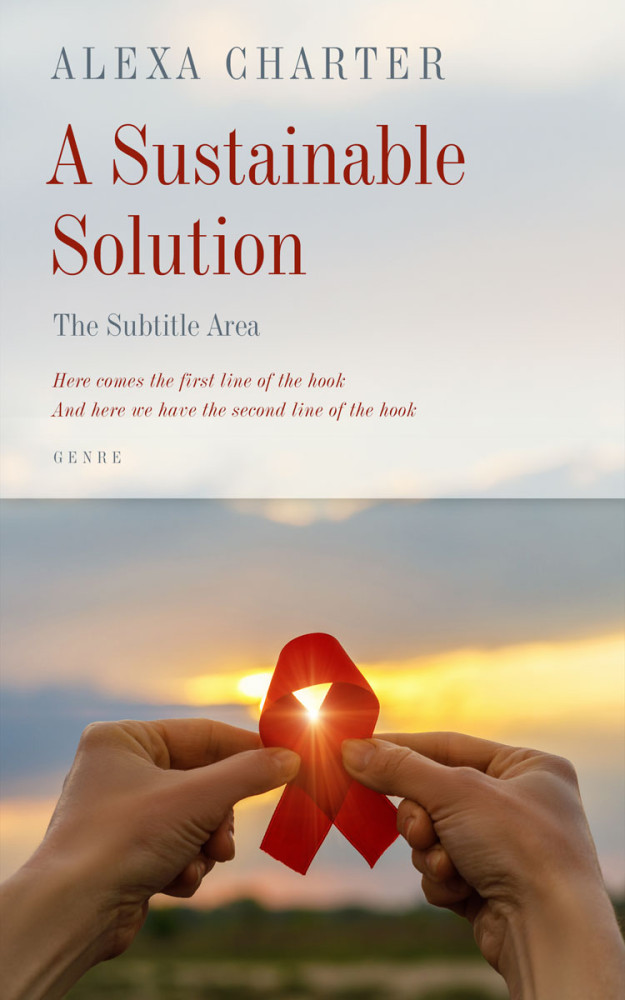 Front view of Swirl #21917 - Premade Health & Mind & Body Book Cover