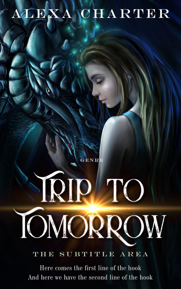 Front view of Bunker #21948 - Premade Romance Book Cover