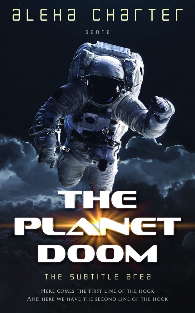 Front view of Mirage #21953 - Premade Science Fiction Book Cover