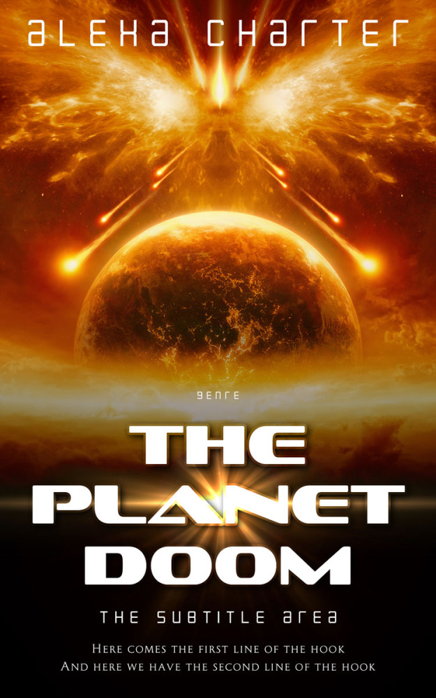 Front view of Korma #21957 - Premade Apocalyptica Book Cover