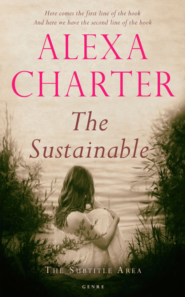 Front view of Woodrush #21978 - Premade Abstract Book Cover | BookCoverZone