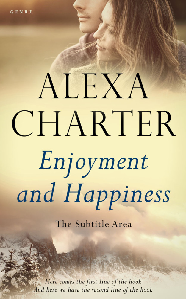 Front view of Hampton #21993 - Premade Romance Book Cover