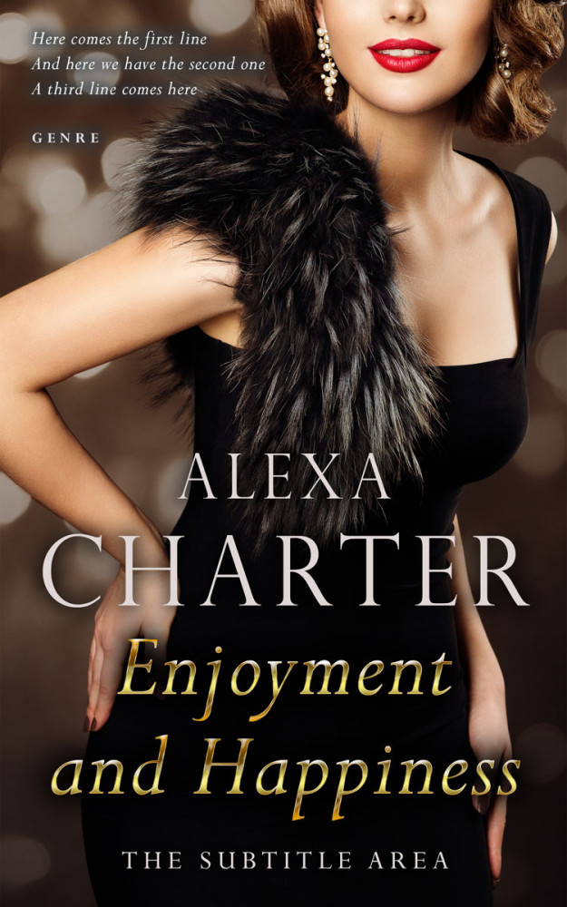 Front view of Tan #22004 - Premade Historical Book Cover