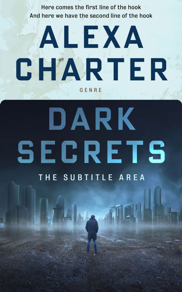 Front view of Botticelli #22014 - Premade Apocalyptica Book Cover